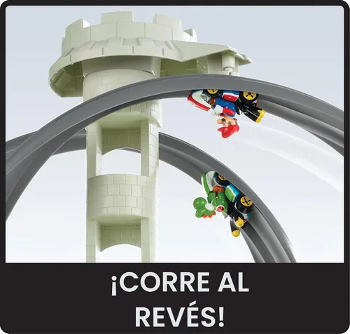 Vista 5 de Juego de circuitos Hot Wheels Mario Kart Lite Track Set
