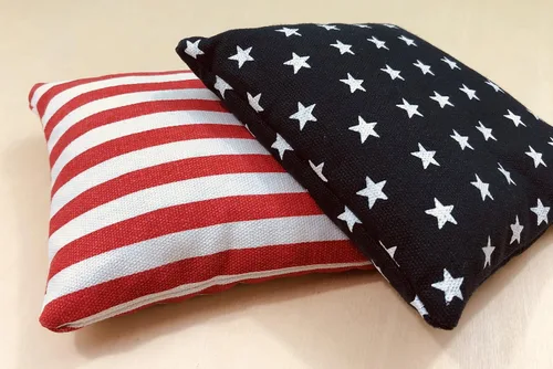 Vista 7 de Tailgating Pros Bolsas de cornhole reglamentarias – Juego de 8 – Relleno de maíz y hecho a mano, más de 25 opciones