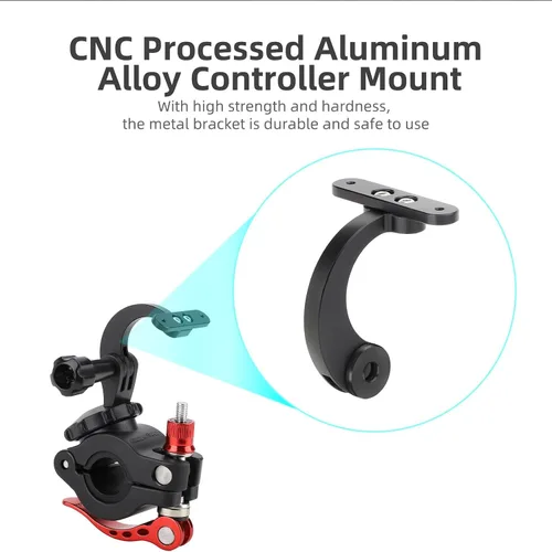 Vista 4 de BTG DJI RC 2 Soporte de control remoto en bicicleta Soporte de montaje para bicicleta DJI Mavic 4 Pro/Flip/Mavic Air 3S/Mini 4 Pro Compatible
