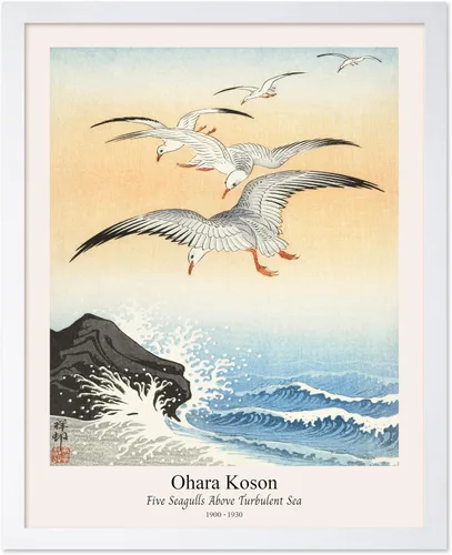 Vista 23 de Poster Master Vintage Ohara Koson Poster - Retro Blooming Lotus Flowers Print - Japanese Art - Flower Illustration - Aesthetic Design - Floral