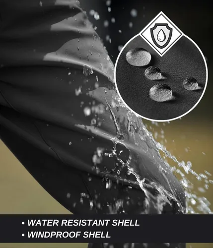 Vista 3 de NATUVENIX Snow Pants Men Ski Pants Men Water Resistant Hiking Pants for Men Fleece Lined Tactical Work Snowboard Pants