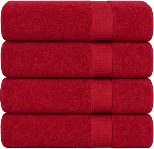 Vista 35 de GOLD TEXTILES Juego de 24 toallas de baño negras de alta absorción, multiusos, secado rápido, para piscina, gimnasio, hotel, spa
