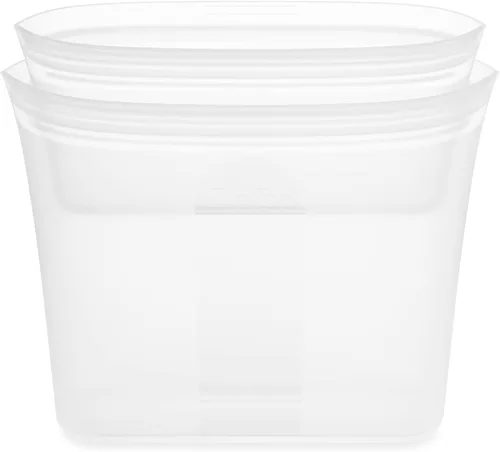 Vista 68 de Zip Top - Contenedores reutilizables de silicón 100 % platino