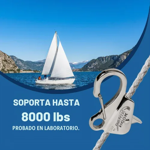 Vista 5 de Danik Hook Gancho de anclaje ajustable de acero inoxidable, sistema