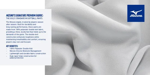Vista 5 de Mizuno Pantalón bombilla, con presillas para cinturón, para mujer.