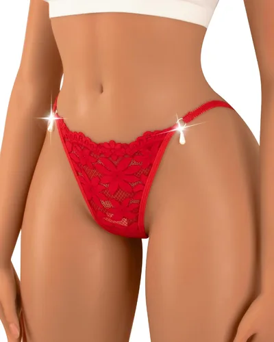 Vista 9 de Banamic Tangas de G-String para Mujer, Bragas T Back, Ropa Interior Sexy y Transpirable negro 258