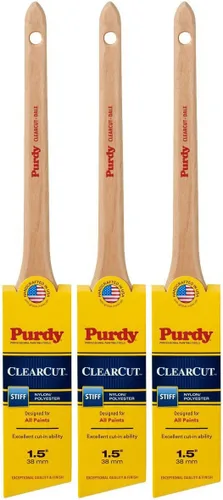 Vista 9 de Purdy 144080115 Serie Clearcut Dale Brocha de Pintura Angular para Molduras, 1-1/2 pulgada, Natural