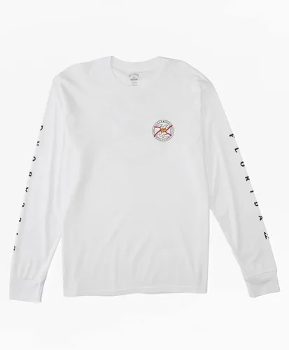 Vista 2 de Billabong FL Salute LS Tee - Camisas de algodón de manga larga para hombre, ajuste regular, ropa de playa estilo de vida, Mapa