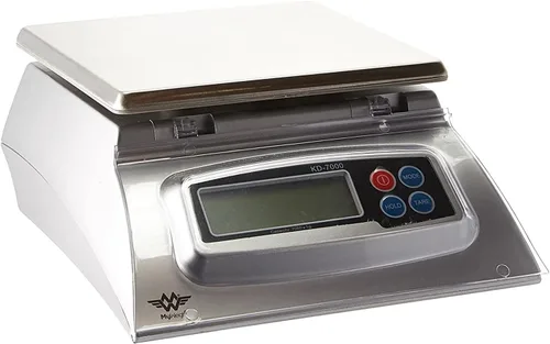 Vista 2 de My Weigh Báscula de cocina de acero inoxidable de 246.92 oz, plata