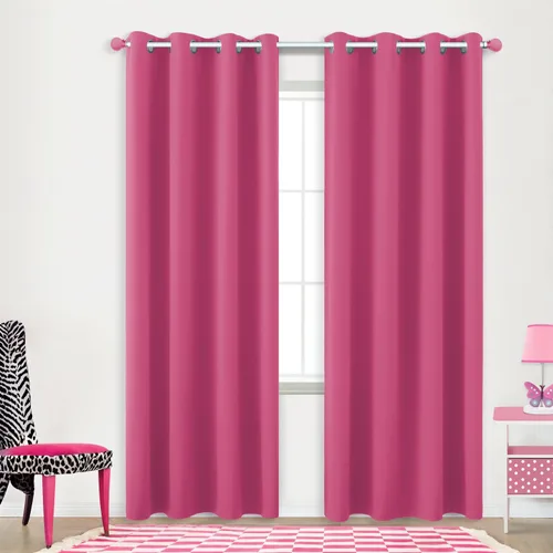 Vista 142 de KOUFALL Cortinas de Baño Aqua para Ventana, Juego de 2 Paneles Decoración Costera Cortinas Cortas Opacas para Ventana Pequeña de Cocina Puerta