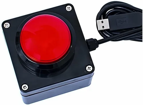 Vista 4 de Teclado macro USB programable, botón de decisión de política principal, ajuste programable con una sola mano y teclado de control de interruptor