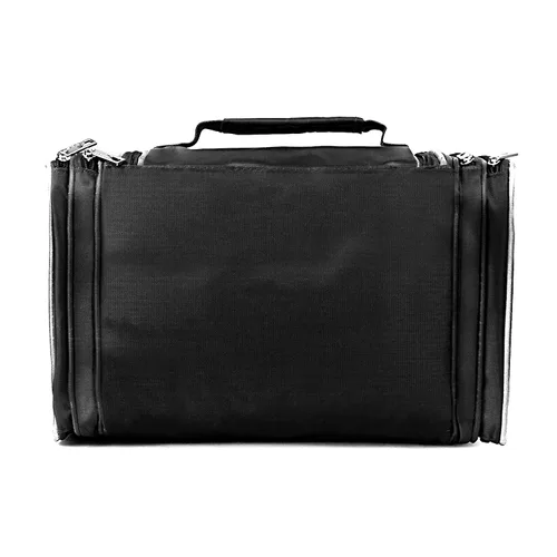 Vista 6 de Bolso Lavievert para artículos de tocador, gran capacidad, Negro
