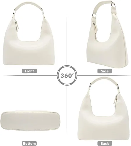 Vista 5 de PS PETITE SIMONE Bolsas pequeñas estilo hobo para mujer, mini monedero de moda, bolso de hombro pequeño para mujer, Lexie