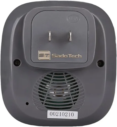 Vista 2 de SadoTech Timbres inalámbricos para el hogar, apartamentos, negocios, aulas, etc. - Timbre de 2 puertas y 1 receptor de timbre enchufable, funciona
