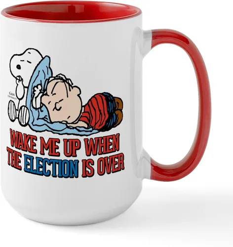 Vista 133 de CafePress SNOOPY Joe Cool - Taza de café de cerámica (15.0 fl oz)
