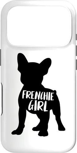 Vista 30 de Funda para iPhone 17 con diseño de bulldog francés con diseño divertido de Frenchie Girl