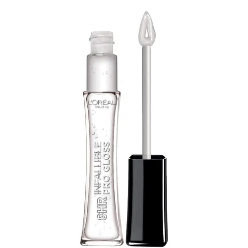 Vista 16 de L'Oreal Paris Makeup Infallible - Brillo labial hidratante de 8 horas, pétalo nude, 0.21 onzas líquidas Pétalo Desnudo