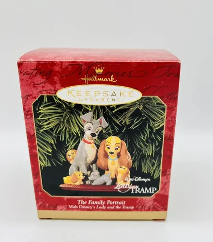 Vista 3 de Baby Cakes - Adorno de recuerdo de Hallmark de 1999 Lady & the Tramp the Family Retrato de Disney