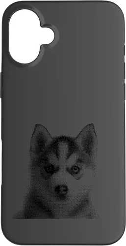 Vista 22 de Chic Husky Puppy for Dog Mom and Paw Parents Case for iPhone 16
