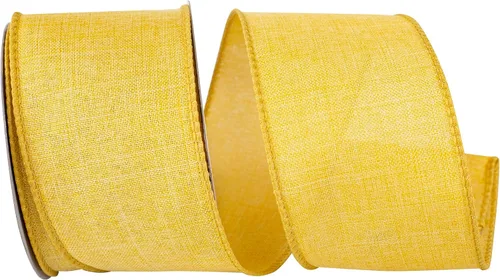 Vista 48 de Cinta Reliant Ribbon 92573W-031-09K para borde con alambre Everyday Linen Value, 1-1/2 pulgadas x 50 yardas, color negro