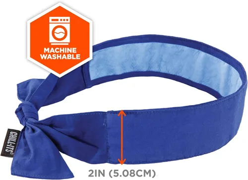 Vista 7 de Ergodyne Chill-Its 6700CT - Bandana de enfriamiento evaporativo