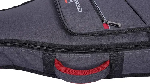 Vista 5 de Crossrock Mochila acolchada de 0.394 in estilo 4/4 bolsa de guitarra clásica (CRSG107CDG)