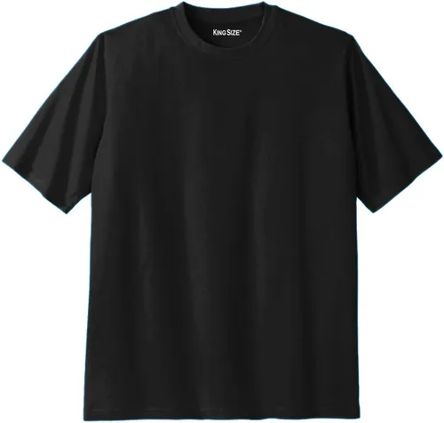 Vista 20 de KingSize Big & Tall - Camiseta ligera, sin encogimiento, con cuello redondo para hombre Gris Caliente Carbón