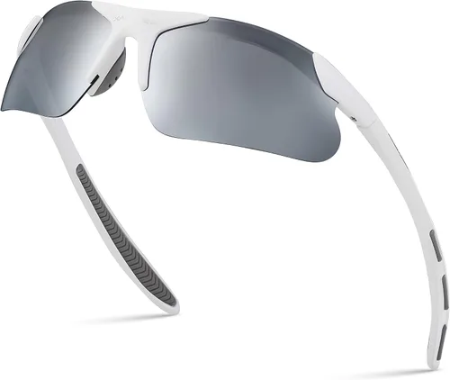 Vista 9 de Gafas de sol deportivas polarizadas para niños y niñas, gafas de béisbol y sóftbol, montura TR90