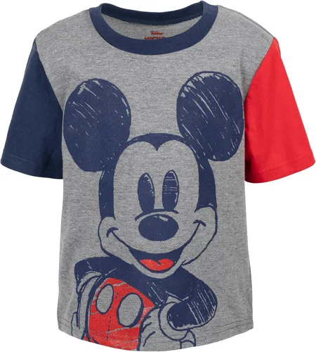 Vista 2 de Disney Pixar Cars Mickey Mouse King Toy Story Buzz Lightyear - Conjunto de camiseta gráfica y pantalones cortos de rizo francés