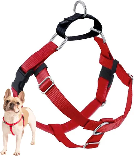 Vista 31 de 2 Hounds Design Freedom - Arnés para perro sin tirones, arnés ajustable, fácil de caminar y control cómodo, se adapta a perros pequeños, medianos