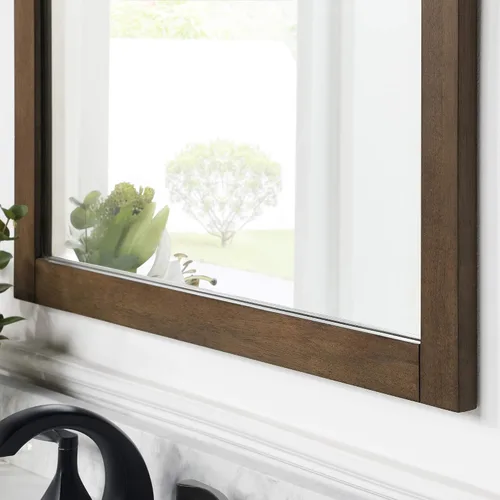 Vista 5 de OVE Decors Tahoe - Espejo con leche de almendra de 28 x 36 pulgadas