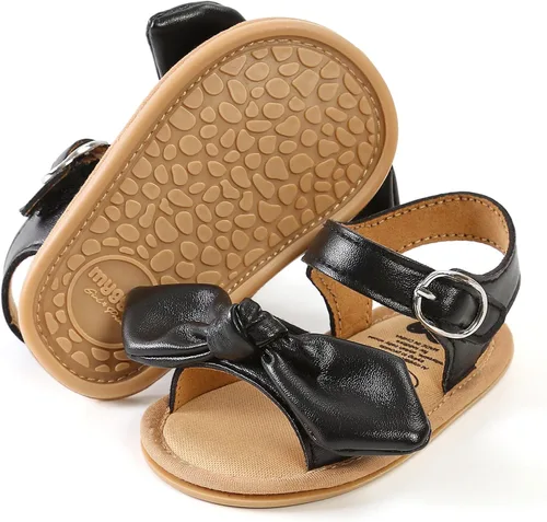 Vista 36 de Sandalias de verano para bebés, niñas y niños, unisex, antideslizantes, suela suave, transpirable, para primeros pasos, zapatos de playa al aire
