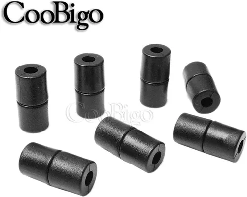 Vista 5 de CooBigo Plastic Buckles Lanyard Safety Breakaway Pop Barrel Connectors Negro 100pack
