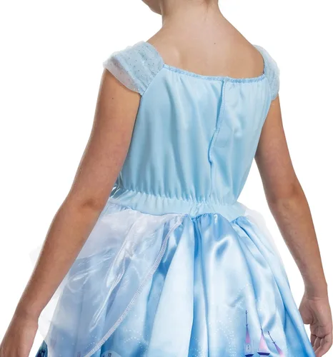 Vista 4 de Disfraz de Cenicienta para niñas, vestido oficial de princesa Cenicienta de Disney