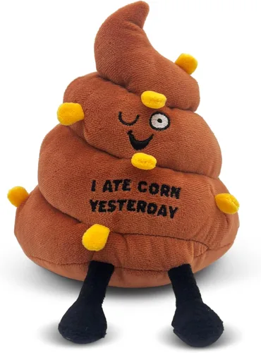 Vista 11 de Punchkins Peluche de maní – Peluche divertido con texto en inglés «I'm Allergic to Deez», regalo para los amantes del humor, bonito juguete