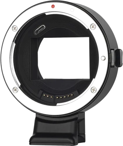 Vista 10 de Adaptador de lentes de enfoque automático EF-M1 de metal compatible con lentes Canon EF para cámaras Iumix/oIympus/bmpcc Micro Cuatro Tercios (M4/3)