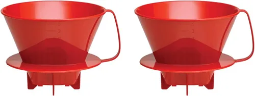 Vista 14 de Cono de Filtro de Café para Verter Fino, Tamaño Número 1, Negro, Prepara de 1 a 2 Porciones