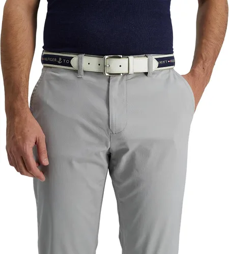 Vista 17 de Tommy Hilfiger Men's Fabric Inlay Casual Belt with Classic Harness Buckle