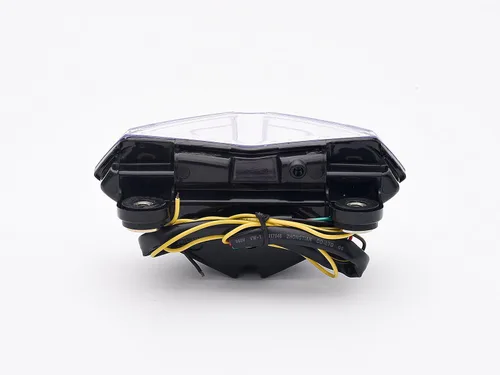 Vista 5 de TOPZONE Compatible con Ducati SUPERBIKE 1198 y 1098 S y 848; luz trasera LED de freno + indicadores de señal de giro integrados (lente transparente)