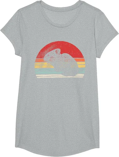 Vista 64 de Camiseta Pika Retro Vintage Asphalt Grey