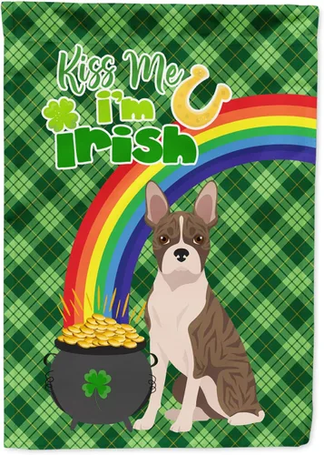 Vista 115 de Caroline's Treasures WDK4731GF - Bandera decorativa para jardín del día de San Patricio, color negro y tostado, Airedale Terrier, para jardín