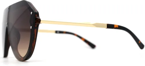 Vista 3 de Gafas de sol sin montura para hombre con escudo futurista