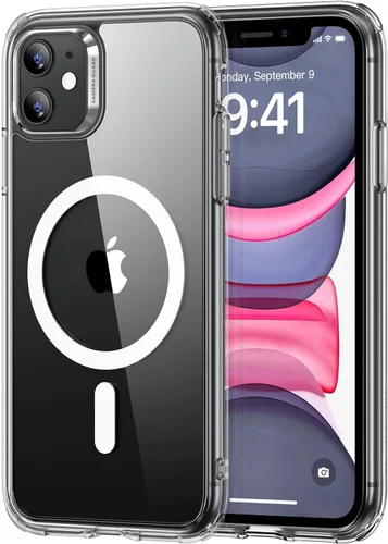 Vista 8 de ESR Funda para iPhone 14 Pro, compatible con MagSafe, protección de grado militar a prueba de golpes, resistente al amarillamiento, funda magnética
