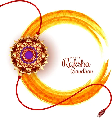 Vista 6 de Ganesha Brass Rakhi para hermano Rakshabandhan ThreadRaksha Bandhan Rakhi