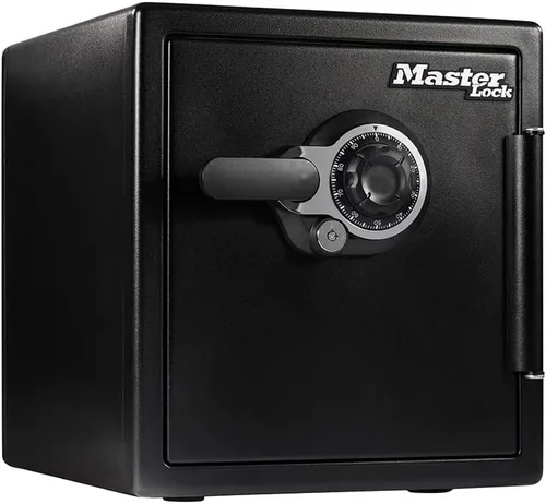 Vista 10 de Master Lock - Caja de seguridad premium negra a prueba de fuego y agua con teclado digital, 0.82 pies cúbicos, STW082GTC