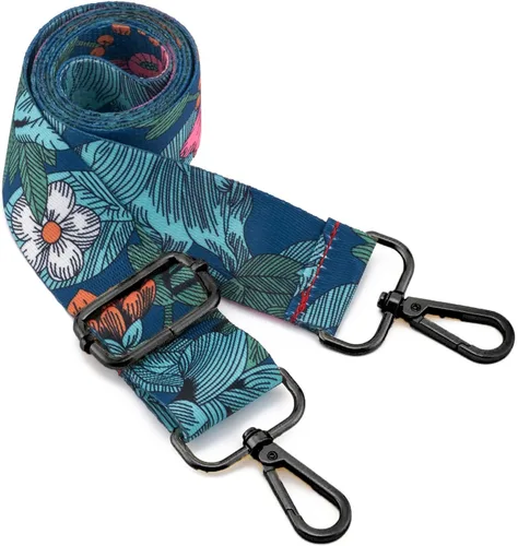 Vista 29 de ZOOEASS Hebillas de níquel Correa ancha para el hombro ajustable de repuesto para cinturón de pistola, hebilla de guitarra estilo bandolera
