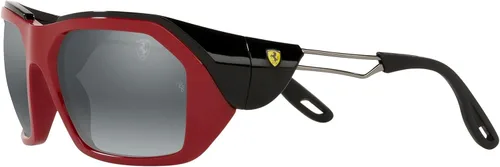 Vista 3 de Ray-Ban Rb4367m Scuderia Ferrari Collection Rectangular Sunglasses
