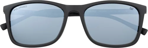 Vista 2 de CAT Precision 8513 - Lentes de sol polarizados para hombre, 2.165 in, protección UV400, Mate negro