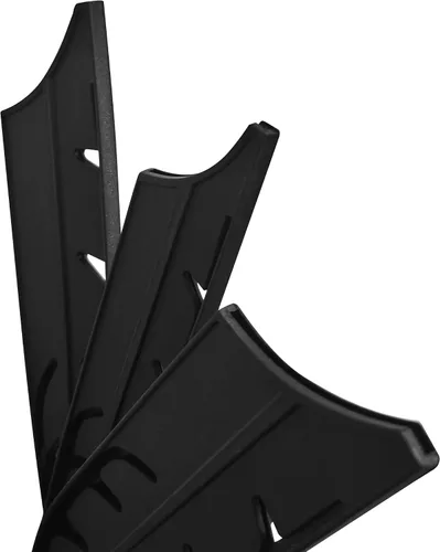 Vista 4 de XYJ 9 piezas de plástico cubiertas de cuchillo mangas protector de borde protector de hoja para cuchillo de chef de cocina
