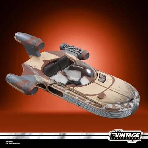 Vista 11 de Star Wars The Vintage Collection, vehículo Landspeeder con figura de Luke
